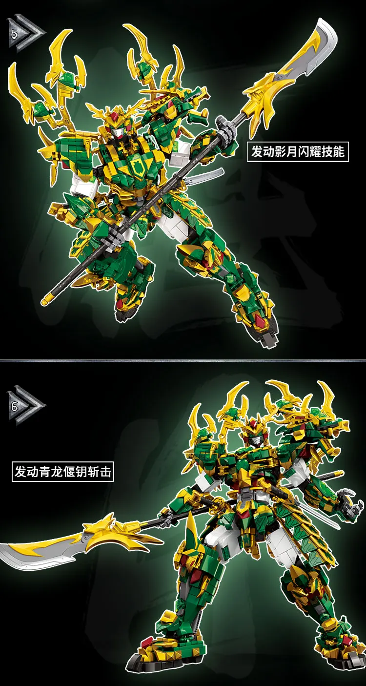 Mech WUKONG Baustein Spielzeug Set Monkey King Sets Serie Roboter Krieger Ritter Held Modell DIY Ziegel Spielzeug Für Kinder Jungen Geschenk – Detail 3