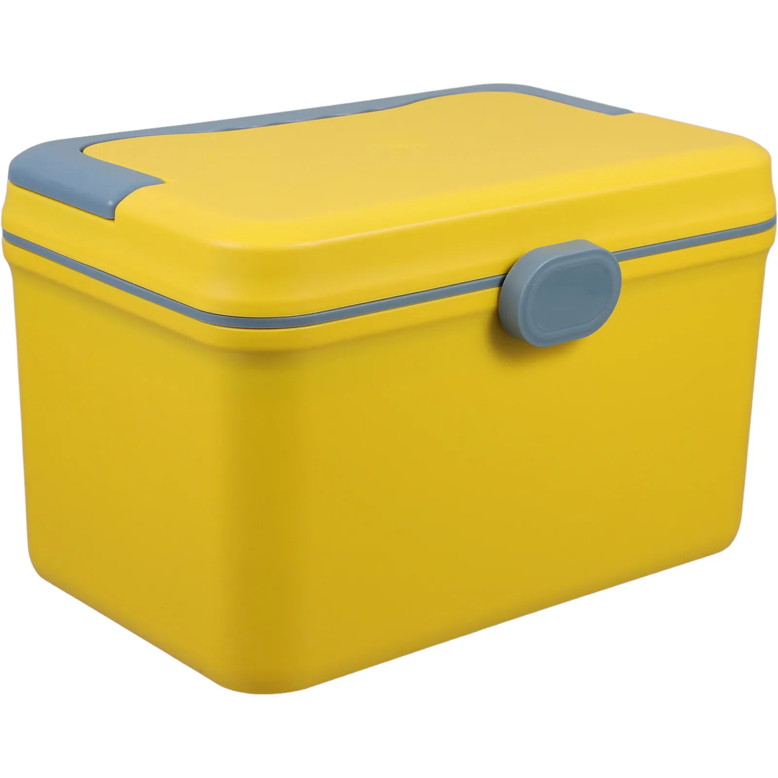Large Capacity Storage Box Plastic Handle Multi-Layer Compact Emergency Medicine Organizer Travel Tote Medicine Storage