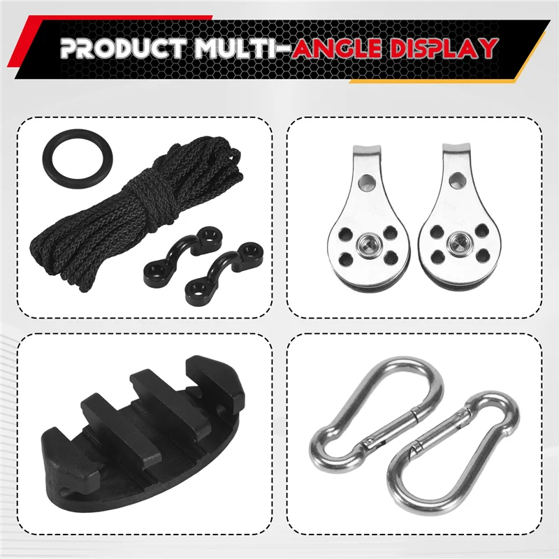 

AEF6-акерный комплект тележки, надувной прочный каяк, каноэ, якорь, автомобильный комплект, система с аксессуарами