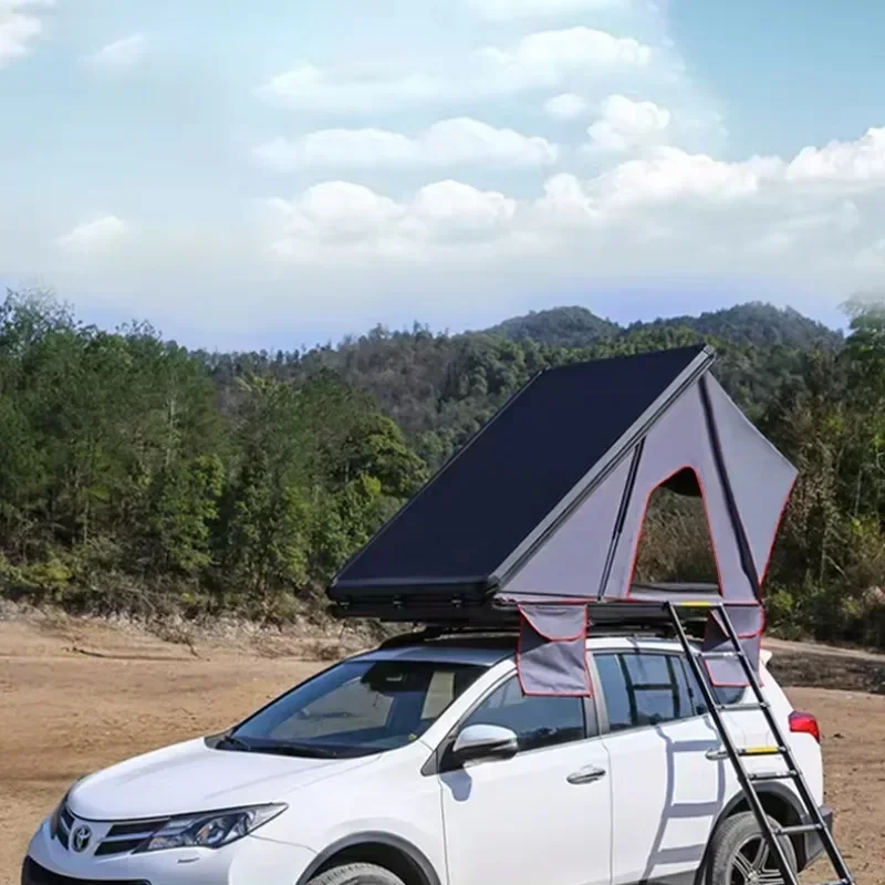 For Aluminum Frame Hard Ceiling Roof Tent For SUV, Hard Shell Roof Top Roadtrip, Outdoor camping 2.1m aluminum Rooftop