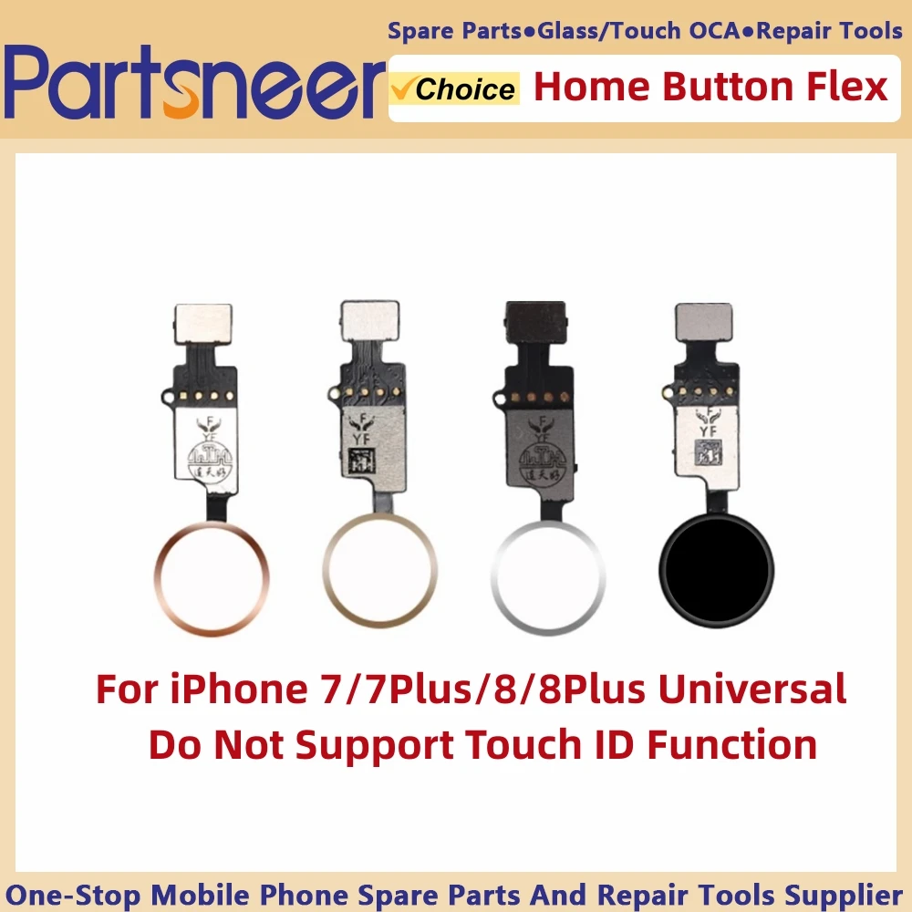 Home Button Fingerprint Replacement For iPhone 5 5S 5SE 6 6Plus 6S 6SPlus 7 7Plus 8 8Plus Universal Home Buttono