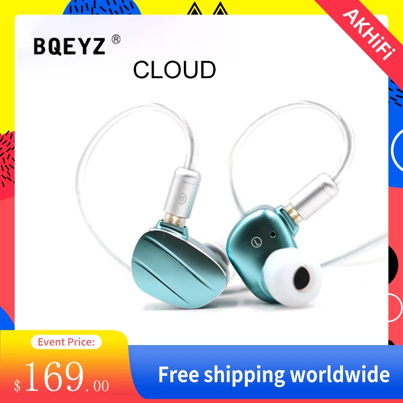 

BQEYZ Cloud 10mm LCP Diaphragm Dynamic Driver +Passive Unit In-Ear Monitors Earphone Air-assisted Vibration Circulatlon System