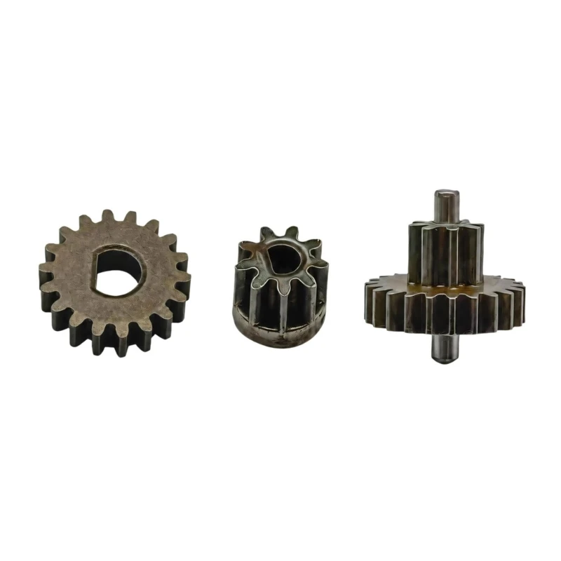 Wireless Pressure Washer Repair Gear 3-Piece Metal Set with 9-Tooth, 18-Tooth and 22-Tooth Drive Gears with D-Shaped H9EE