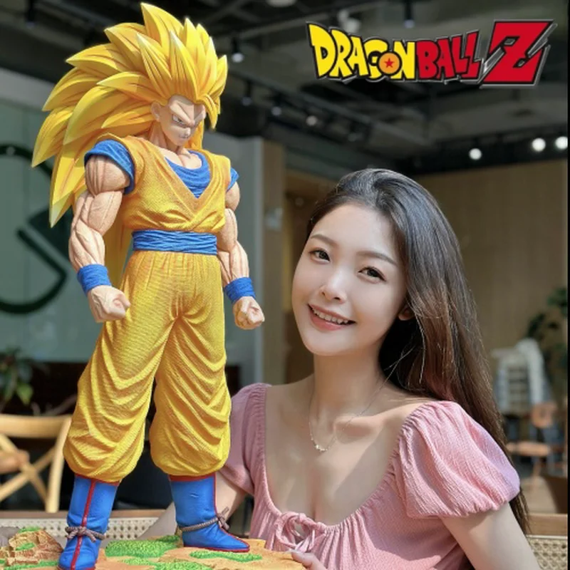 

2024 Hot Sale 31/32cm Dragon Ball Z Goku Figure Super Saiyan Anime Figures Pvc Statue 2 Arms Action Figurine Model Gift Toys