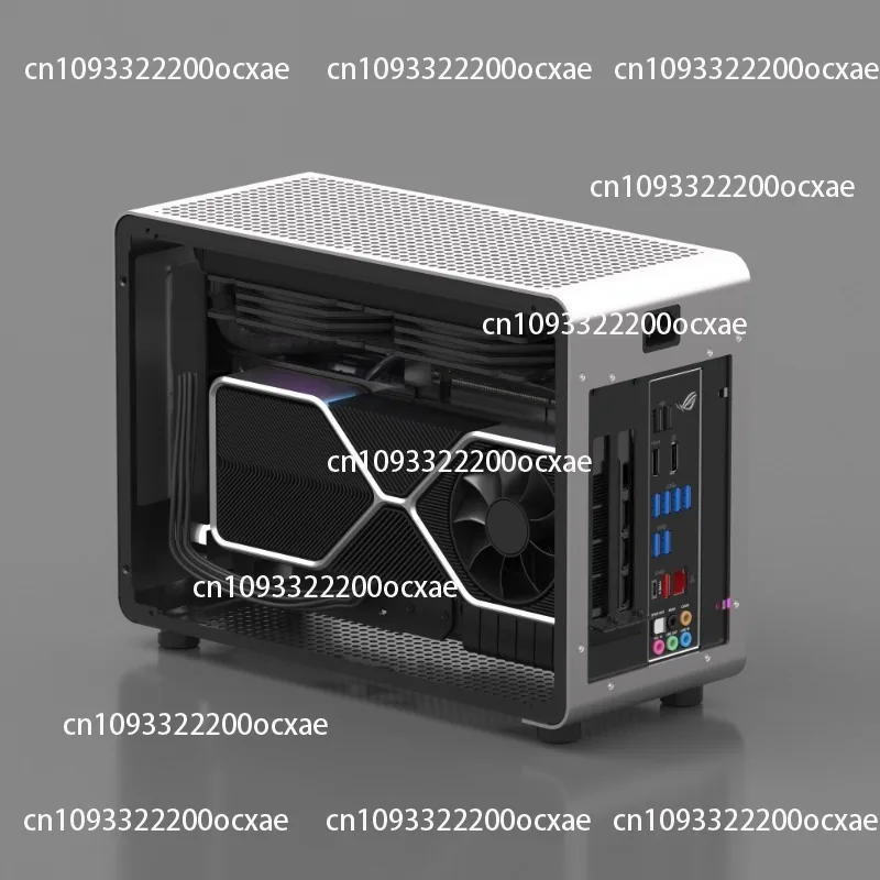 Gehäuse aus Aluminiumlegierung, A4, wassergekühlt, transparentes Gehäuse