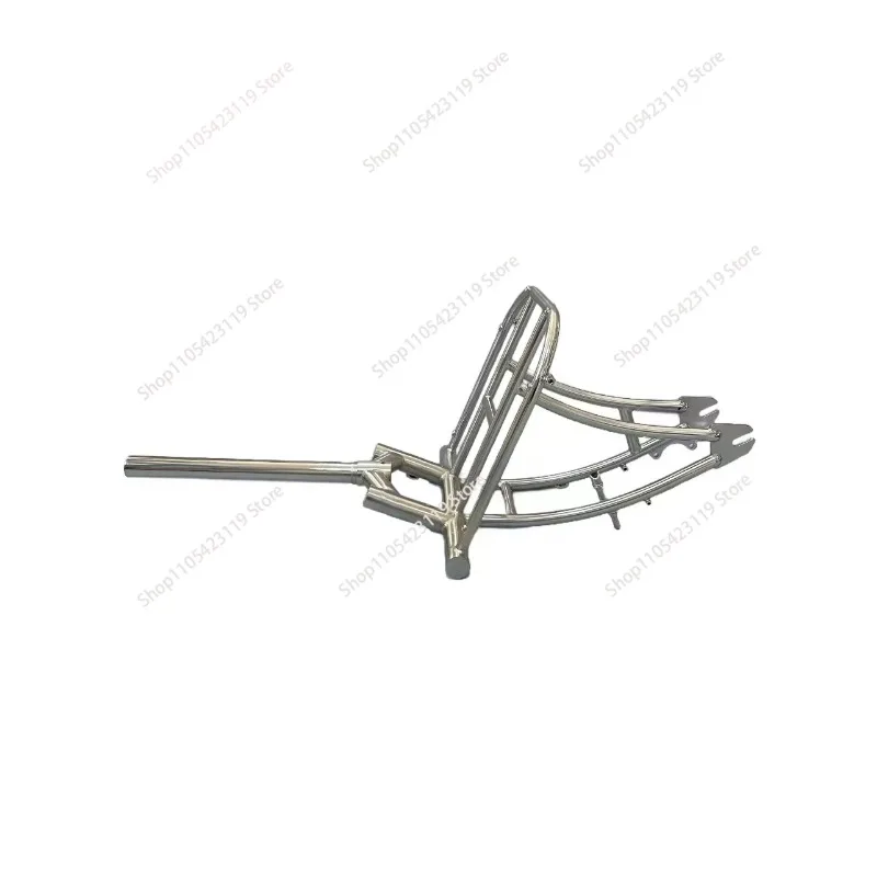 Thickened  Steel Open Front Fork - 28.6mm Upgrade Pipe Adjustable Open Shelf for 700C Bike