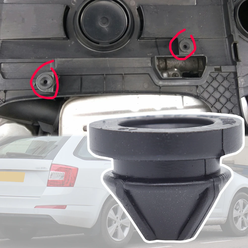 For Skoda Octavia 5E 2019 2018 2017 2016 2015 2014 2013 Car Engine Bonnet Air Intake Filter Grommet Cushion Buffer Replacement