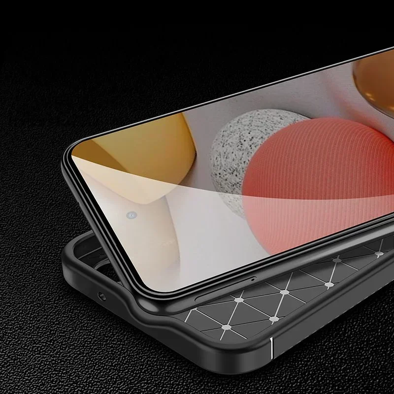 Coque souple en fibre de carbone pour Samsung Galaxy S23 FE, étui de luxe, affaires, pare-chocs