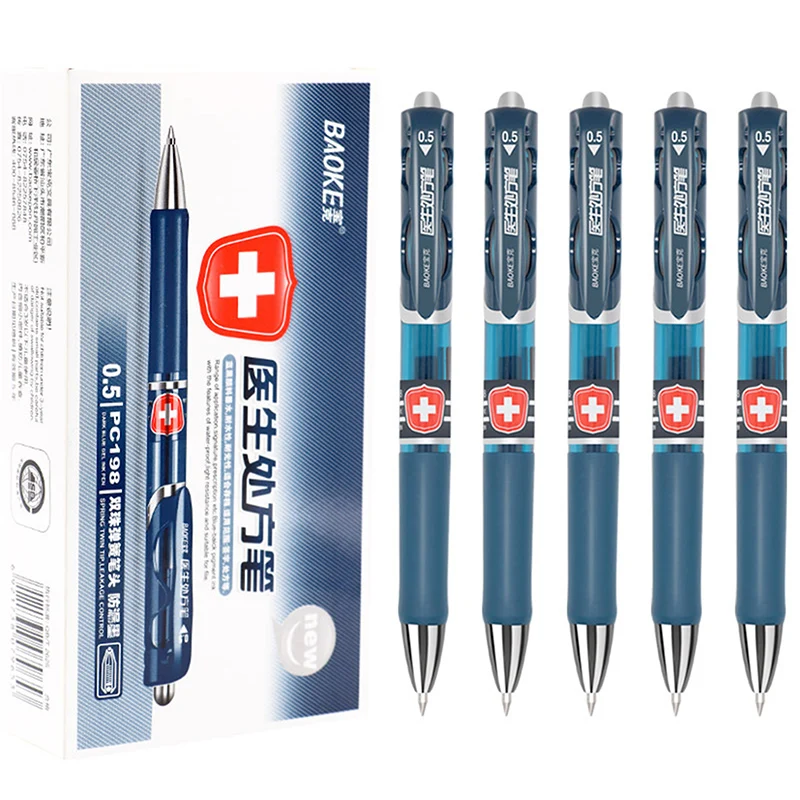 Don't Fade for Long European Standard Press Type Medical Prescription Pen Gel