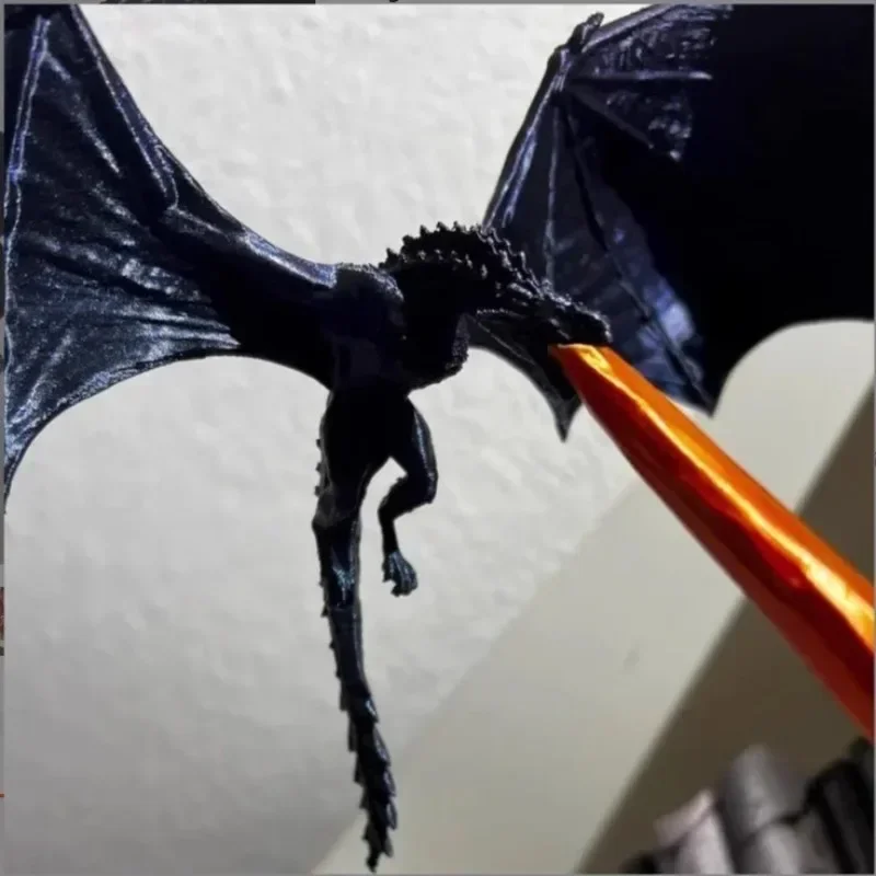 

Creative Decoration 3D Printing Dragon Flame Book Nook Bookshelf Room Decoration Desktop Ornament Brithday Christmas Gift