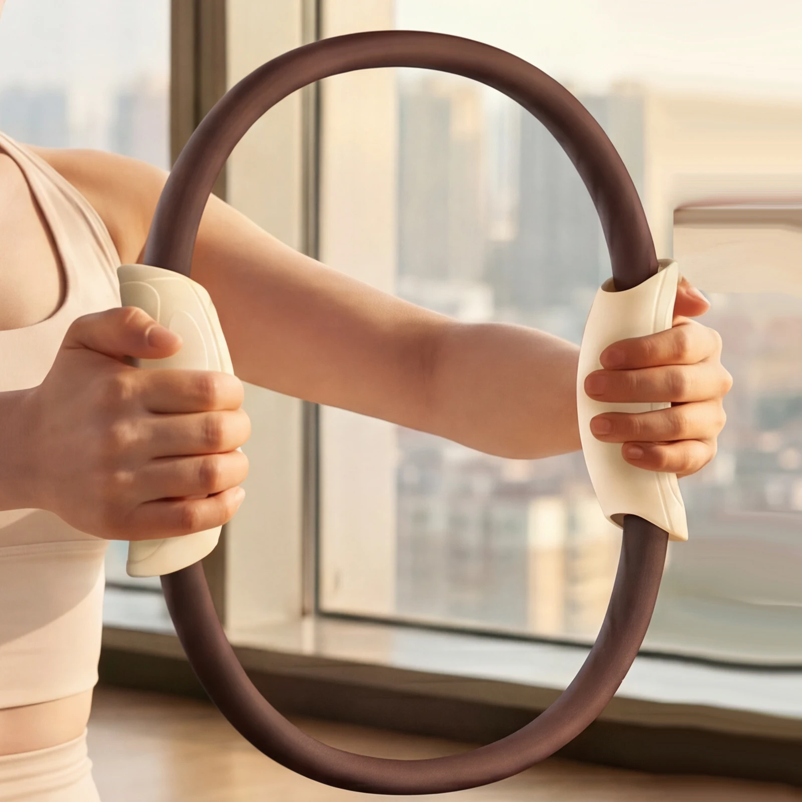 วงแหวนโยคะและวงแหวนพิลาทิส พร้ - Pilates Yoga Resistance Ring บทวิจารณ์และราคา