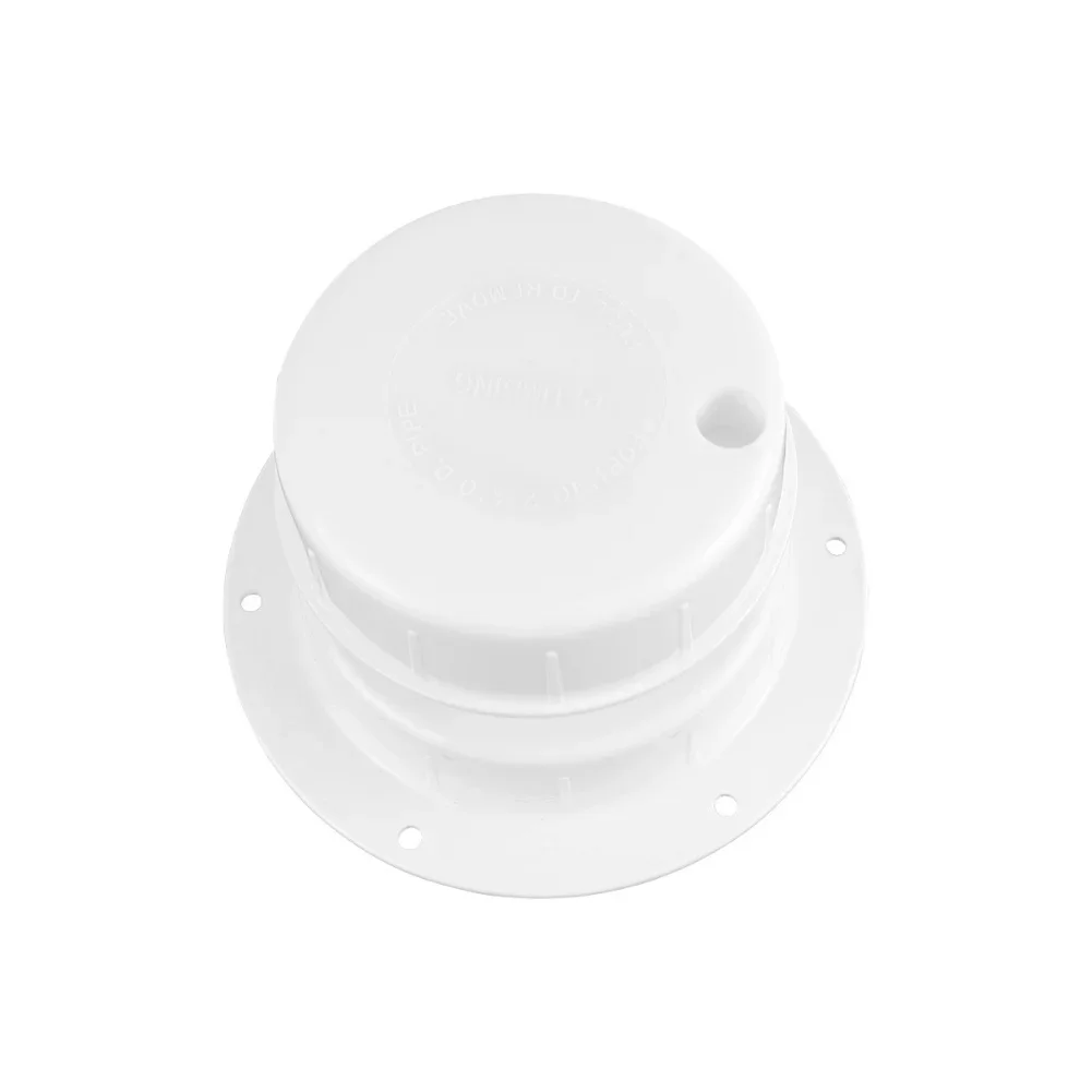 

Plastic RV Plumbing Vent Cap Roof Cover for Camper For Trailer Pipes 1 to 2 3/8 Inch with Removable Cap and Six Screw Holes