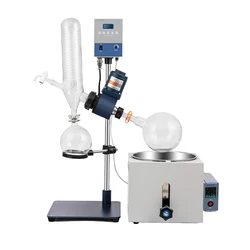 Lab-scale Rotary Evaporator Rotavapor Glass Distillation System with Rotation Evaporation