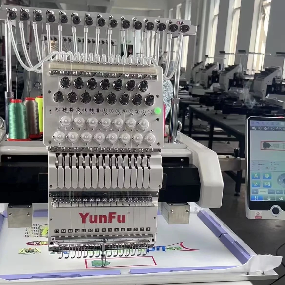 Most Popular In 2025  Commercial Automatic Embroidery Machine Single Head Cap/T Shirt/Sock/Shoes Computerized New Motor