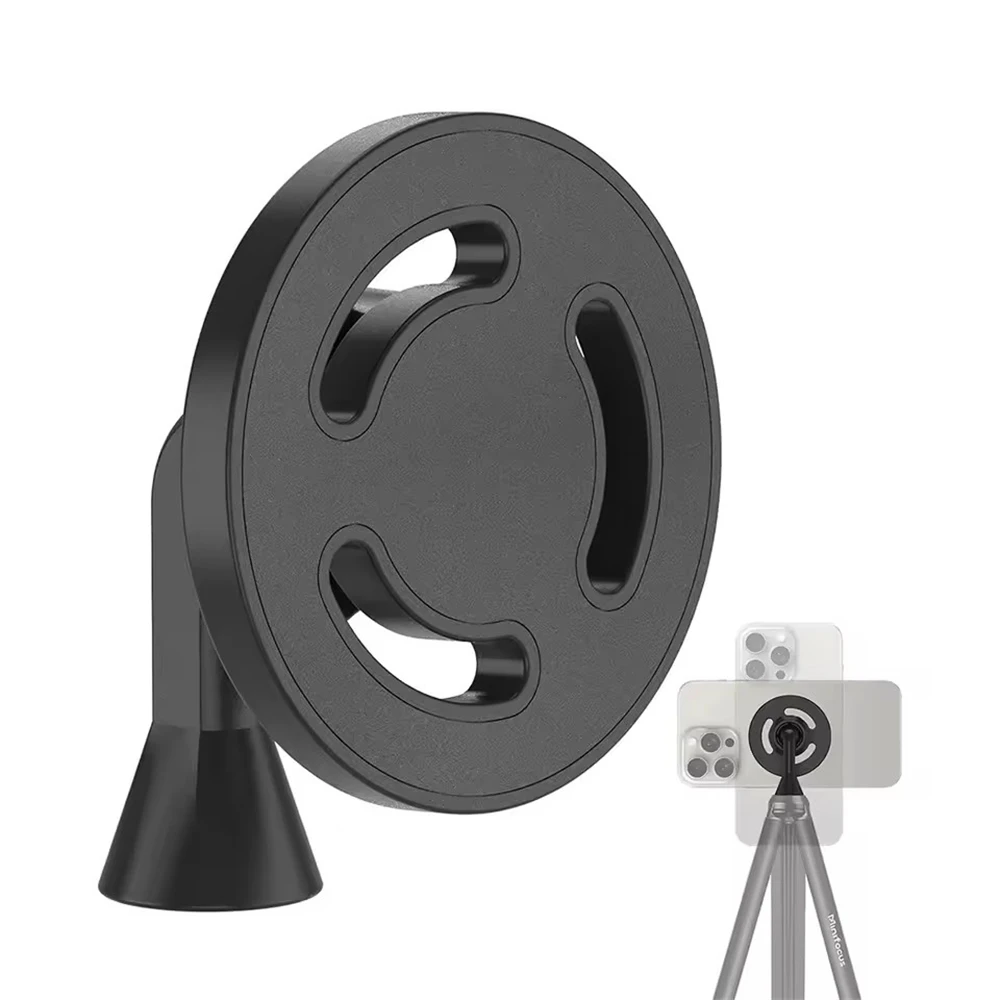 

Magnetic Phone Tripod Mount Adapter with 1/4"-20 Hole for MagSafe for iPhone 16 15 14 13 12 Plus Pro Max Mini Case, Selfie Stick