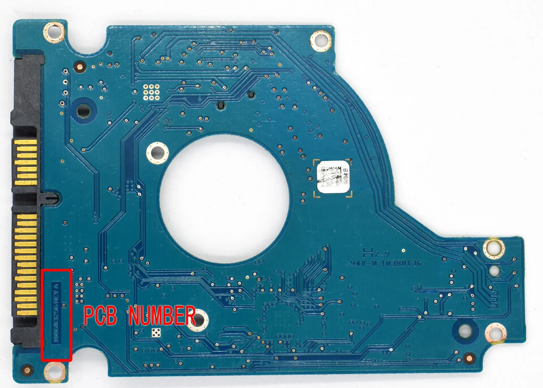 لوحة دوائر القرص الصلب Seagate HDD PCB Logic Board/100603256 REV A 3254 B