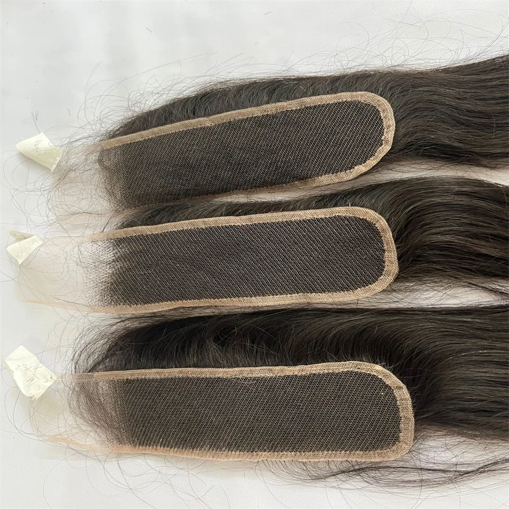 غير مرئية HD الدانتيل 2x6 HD الدانتيل إغلاق مستقيم غير المجهزة شعر بشري لعذراء عقدة واحدة خط الشعر الطبيعي رقيقة جدا #4