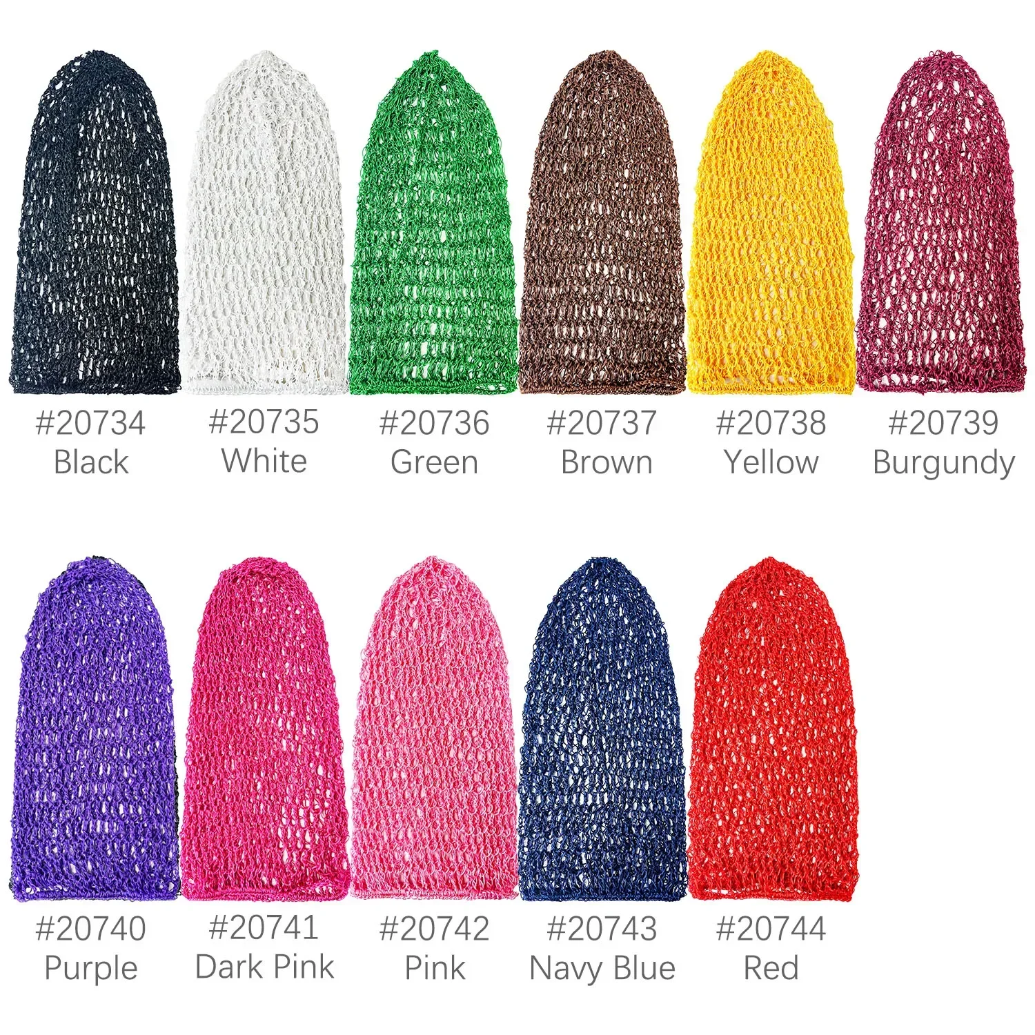 Mode Frauen Häkeln Haar Snood Mit Elastischen Rand Lange Haar Net Mesh Schlafen Schlummertrunk Turban Kopfbedeckung Haarnetz