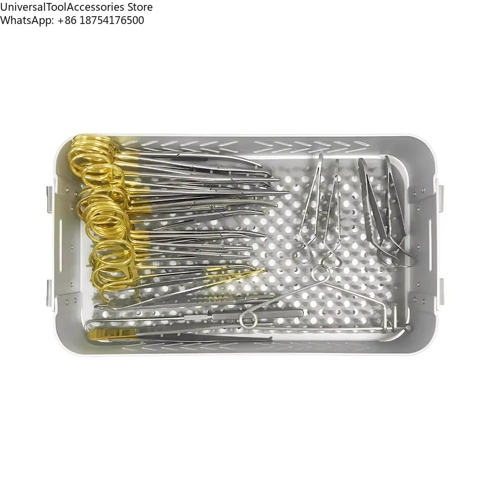 

Instrument Surgical Mosquito Forceps Holder Canine Feline Kit Pack Spay Set for