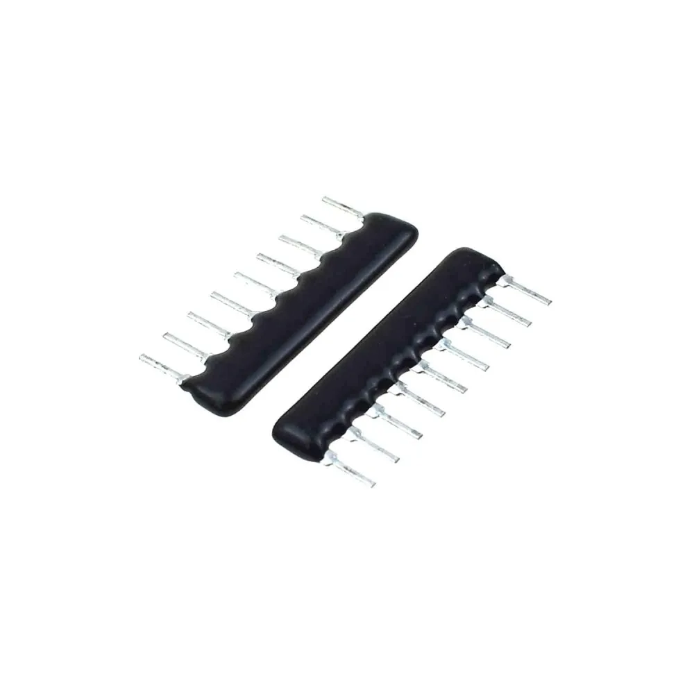 200 stücke 9PIN 8PIN 7PIN 6PIN 5PIN ausschluss Netzwerk Widerstand array DIP 100 220 470 680 1K 1,2K 1,5K 2K 2,2K 4,7K 5,1K 10K 100K ohm – Detail 2
