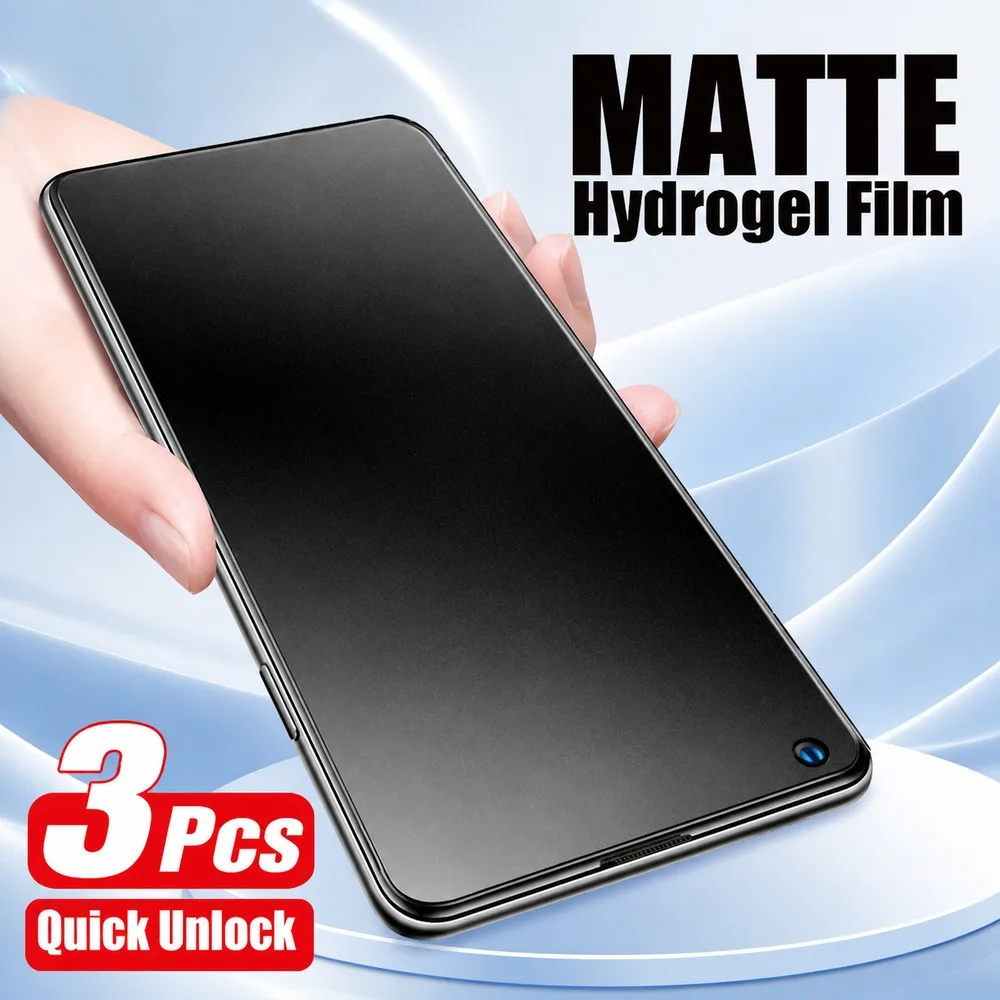 3PCS Matte Hydrogel Film For Infinix GT 10 Pro 20 Pro 30 Anti Glare Screen Protector For Infinix GT 30 Pro 50 pro Anti-Scratch