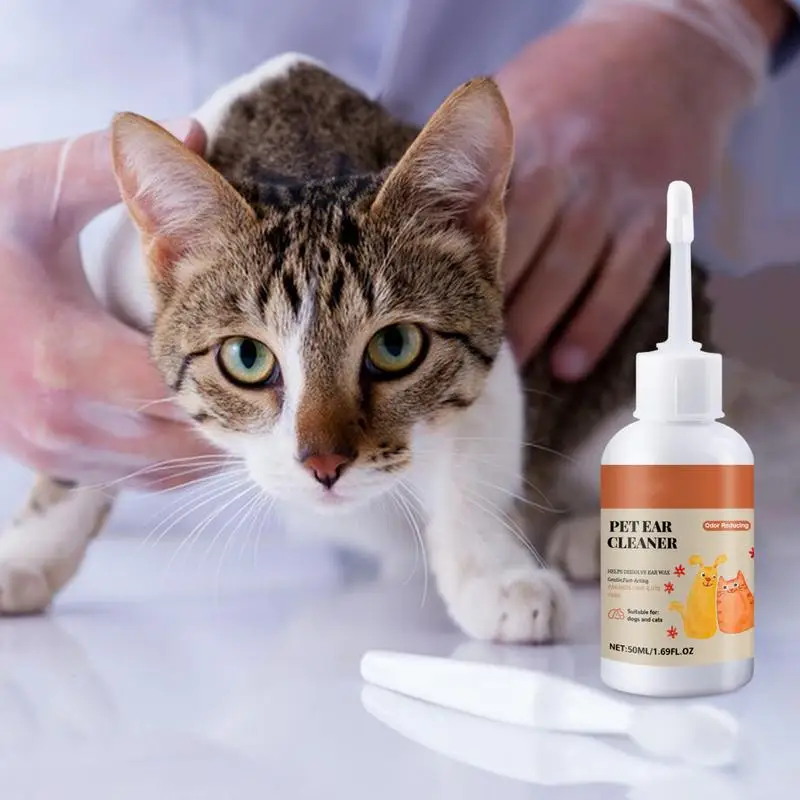 Dog Ear Cleaner Safe Ear Care Soothes Itchy Ears Natural Effective Pet Ear Wash Ear Cleanser For Cat Kitten Dog Puppy