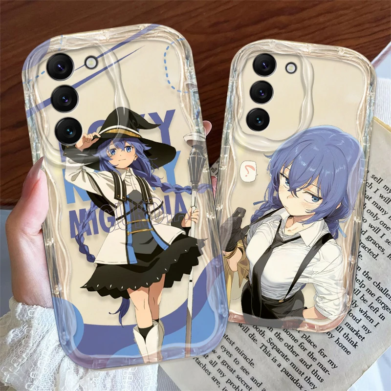 Anime Mushoku Tensei Cover For S21 S23 S24 Ultra Plus FE A55 A35 A25 A05S A54 A53 A52 A33 A32 Wave Oil Phone Case