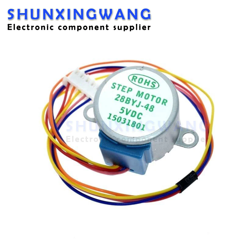 5V 4-phase 5-wire stepper motor gear motor 28BYJ-48-5V,Micro Mini Electric Step Motor for PIC 51 AVR