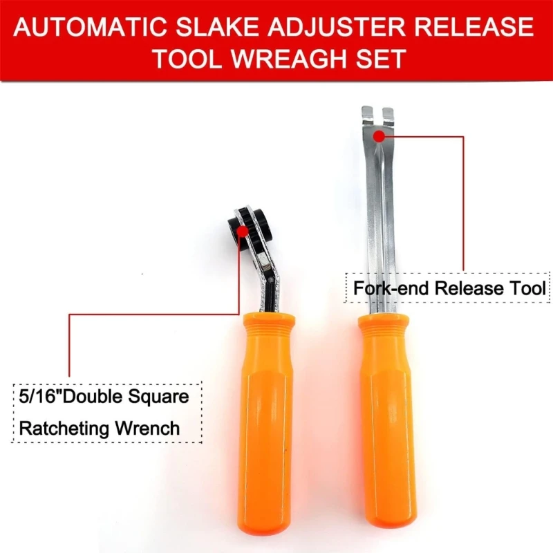 Metal Air Brake Relaxation Adjuster Tool Multifunction Air Brake System Regulator Release Tool for Stable Automotive Work