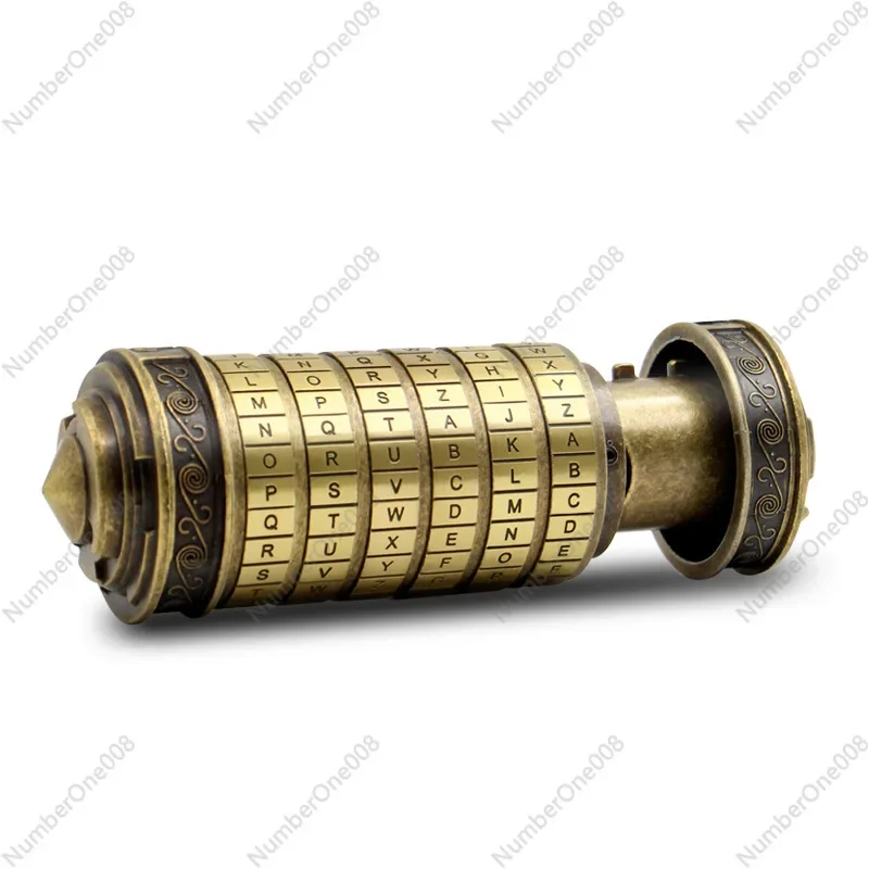 

The Da Vinci Code Lock Tube Vintage Valentine's Day Gift Gift for Girlfriend Bronze The Da Vinci Code