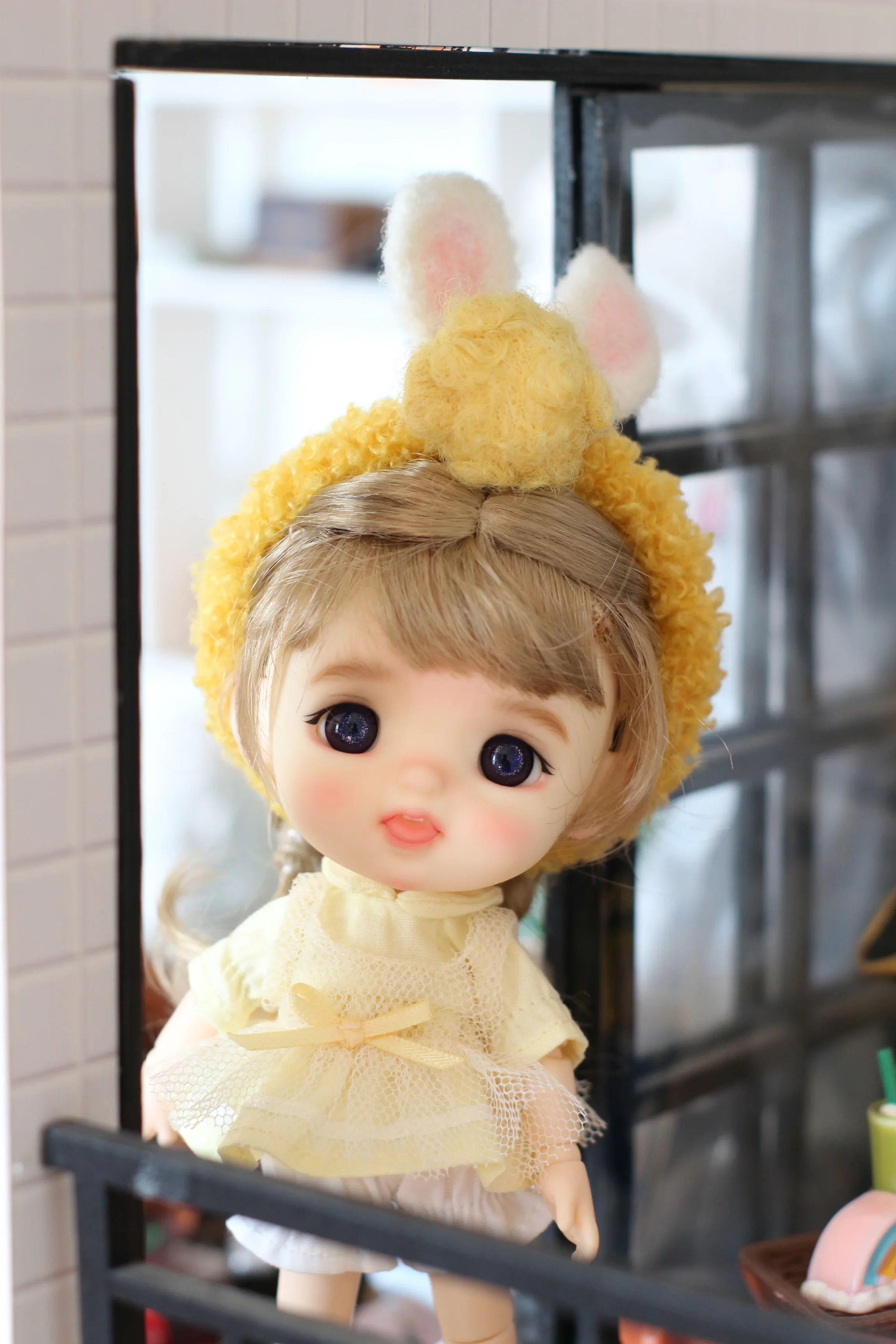 [stodoll] with makeup white muscle teeth ob11 resin head 8 points bjd mechanical joint doll whole baby bjd doll ball joint doll