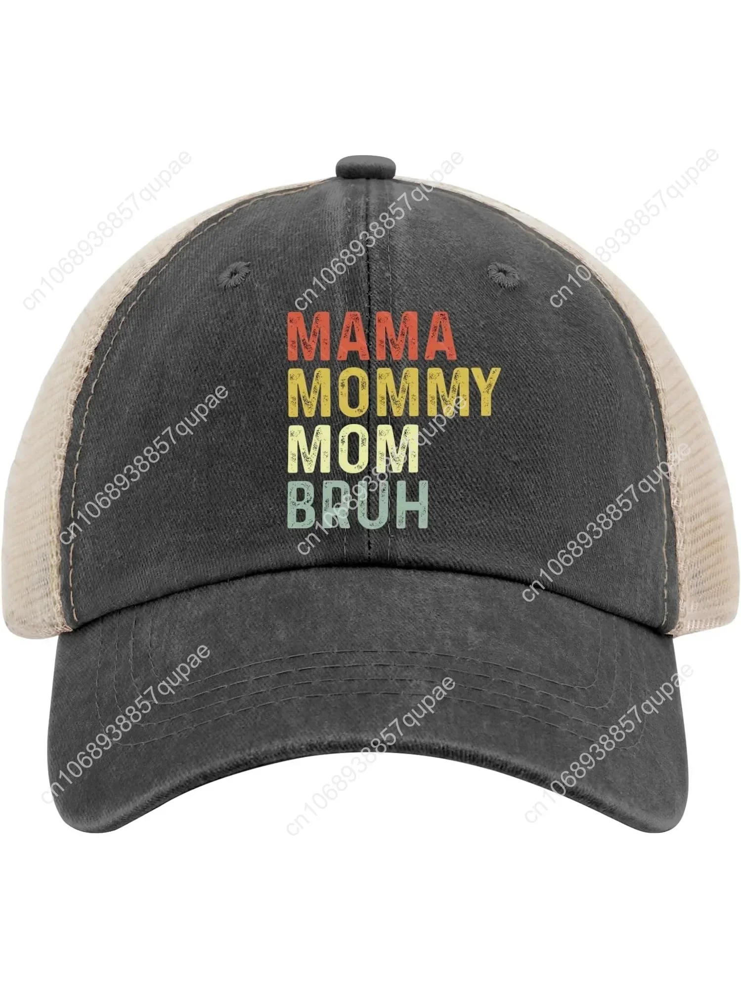 

Mommy Mom Bruh.0 Golf hat Men's hat AllBlack Womens Trucker hat Gifts for Grandpa Cool Caps
