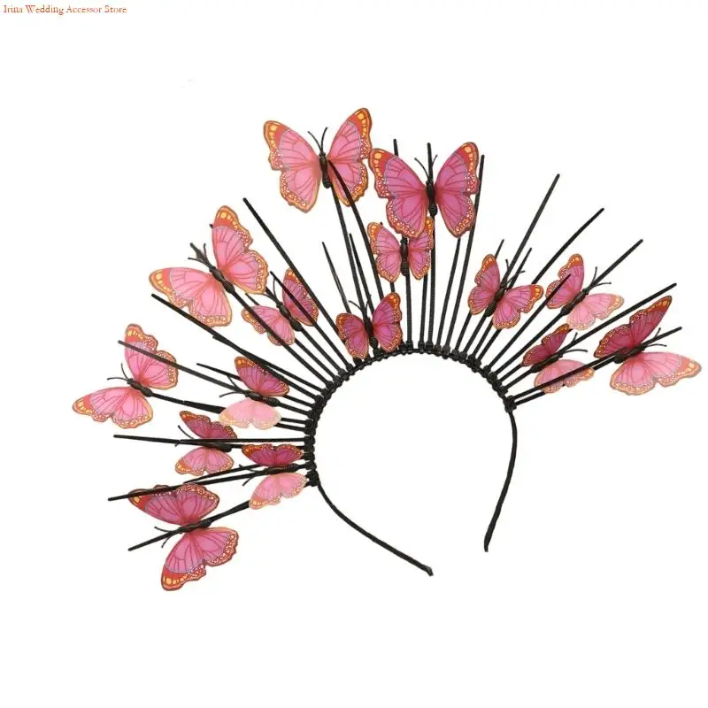 G92D leśna ozdoba do włosów w kształcie motyla symulowana konstrukcja dla dziewczynek do odgrywania ról