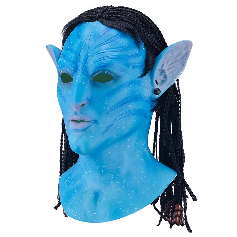 Avatar Latex Mask Halloween Party Cosplay Adult Movie Avatar Mask Carnival Costume Party Props