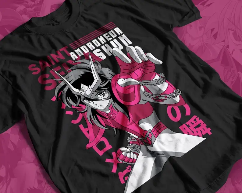 Shun Anime T-shirt Unisex, Saint Seiya Lover Shirt, Graphic Anime Tee