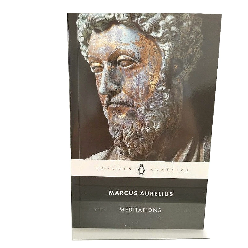 Western Classic Stoicism Literature Paperback English Reading Book Ancient Emperor Self-Reflection Philosophy Wisdom Work