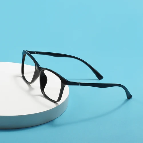 Imagen 2 del producto Montura de gafas transparente para hombres y mujeres, gafas transparentes TR90 con borde completo para lentes graduadas, lectura multifocal para miopía