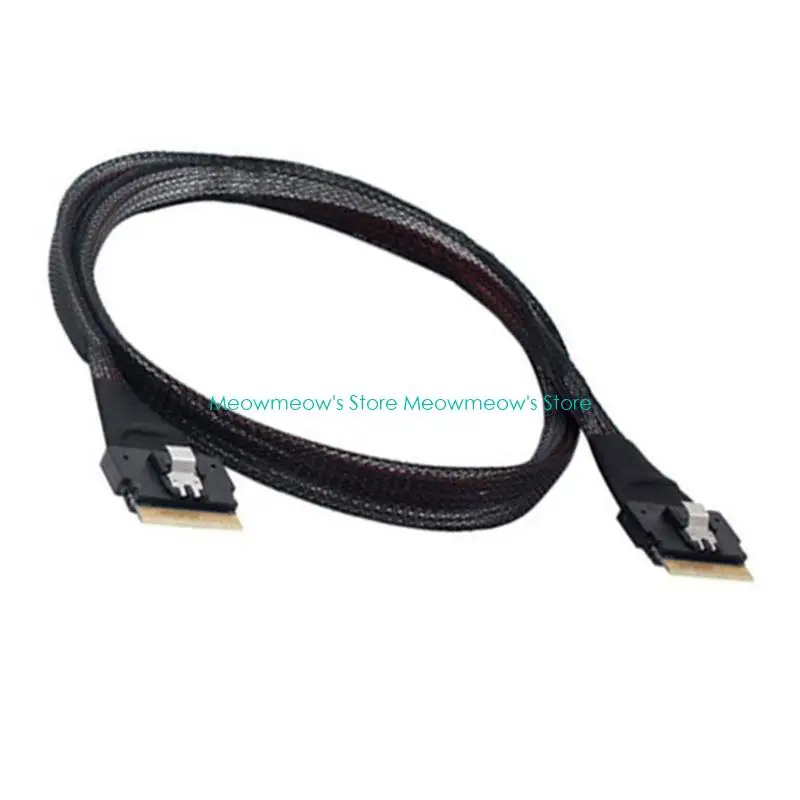 W91A 24G Internal Slimsas SFF-8654 ke SFF-8654 8i Cable SAS4.0 SFF-8654 8I