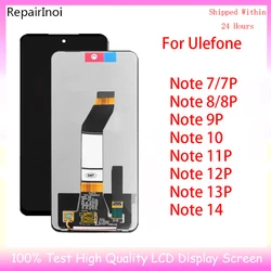 100% Teseted LCD Display For Ulefone Note 7 8 7P 8P 9P 10 11P 12P 13P 14 LCD Display Touch Screen Digitizer Assembly Replacement