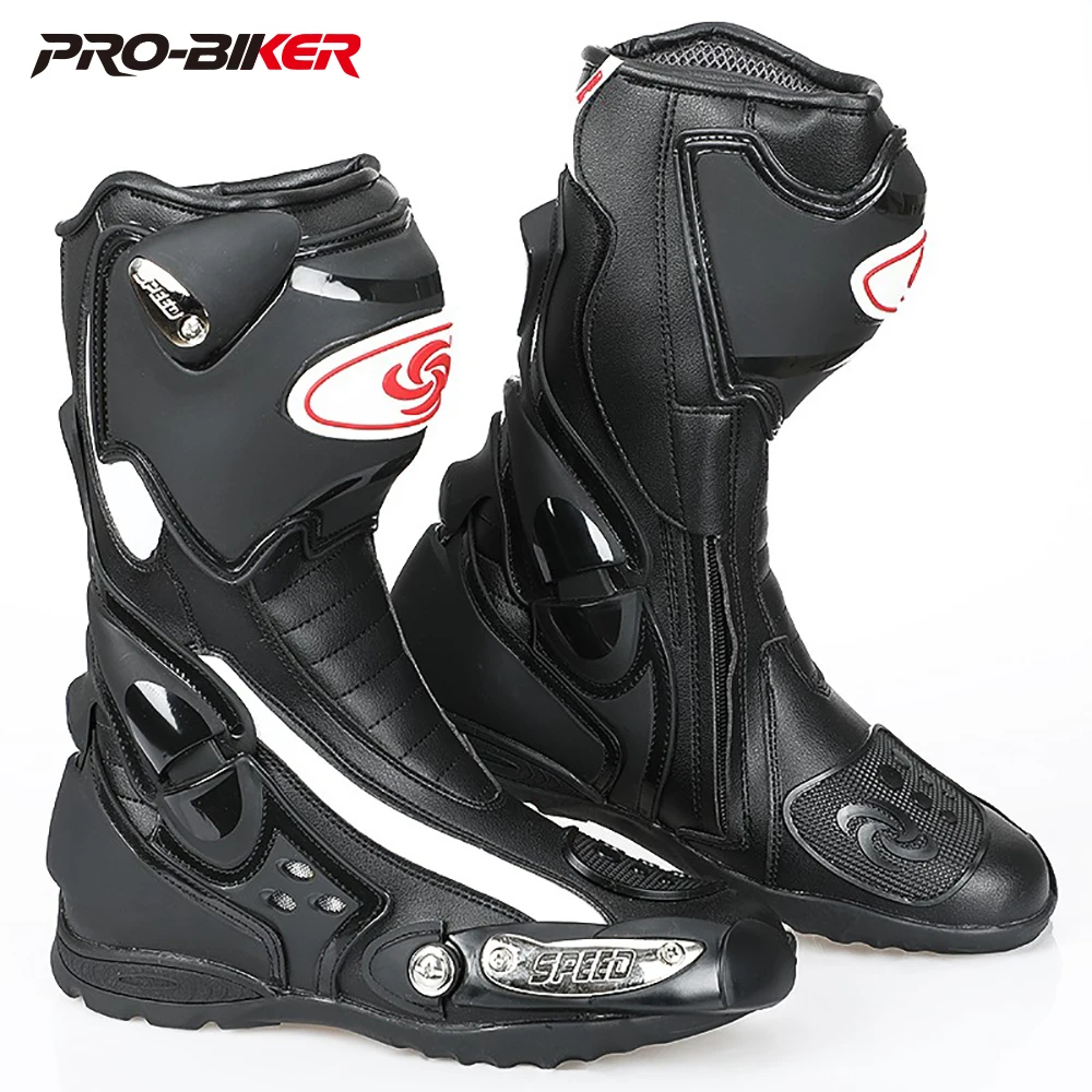 

Motorcycle Boots Men Motorcycle Shoes Botas Moto Motocross Boots Motorbike Biker off-Road Racing Riding Boots