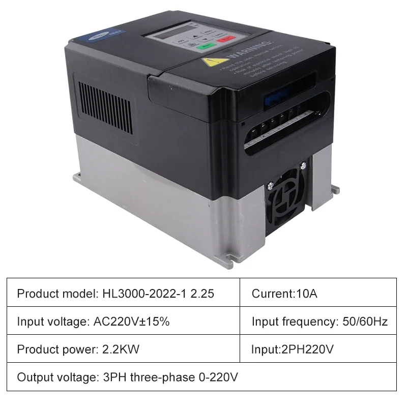 Three-phase 220/380V 2.2KW Inverter Single-phase Engraving Machine Motor Governor