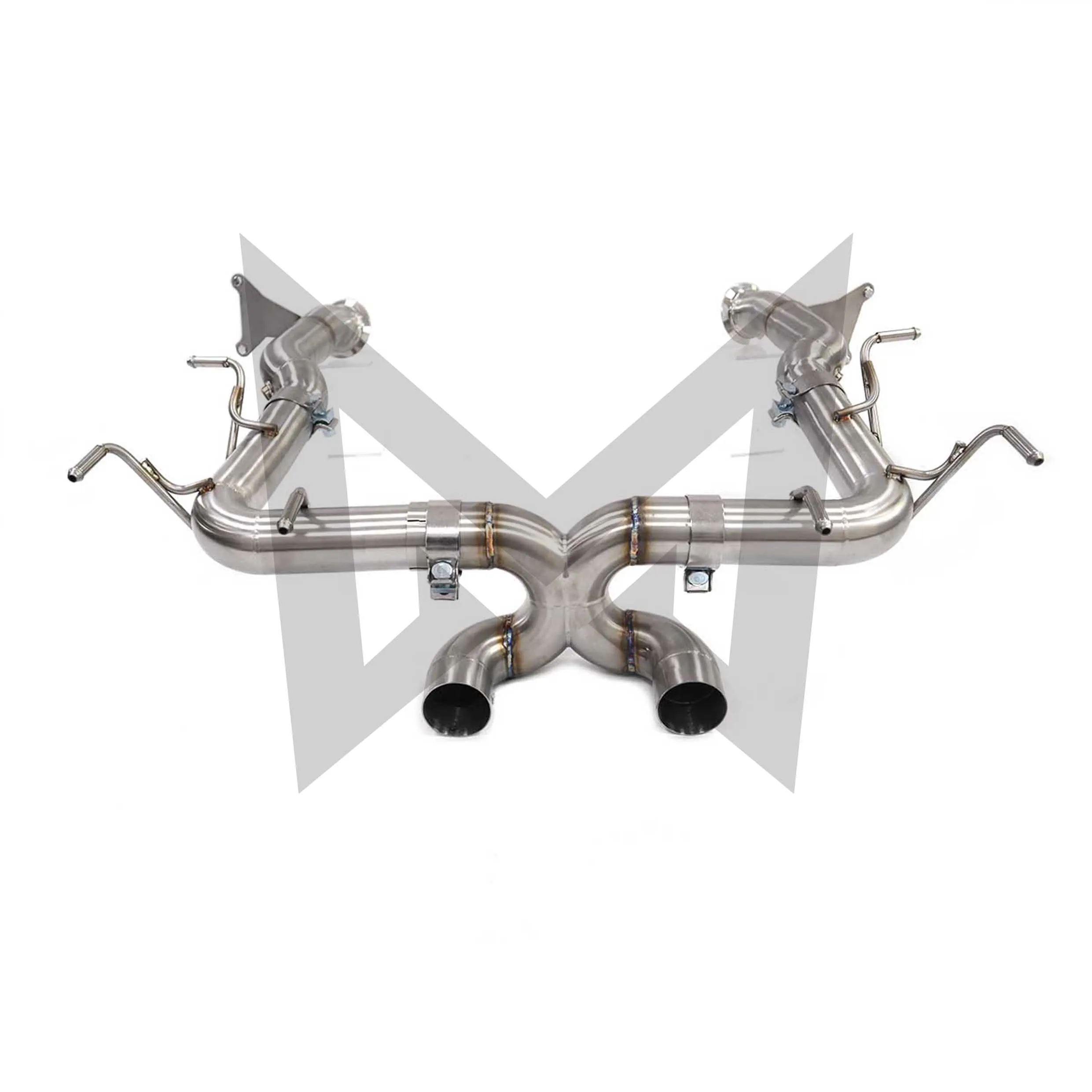 Stainless steel Performance Auto Exhaust pipe Catless Downpipe Catback for Ferrari 458 Italia straight-through venting