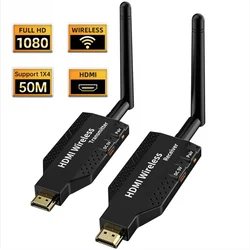 Émetteur et récepteur vidéo HDMI sans fil, commutateur de partage d'écran, prolongateur HDMI, 1080P, 4K, 50M, 5.8 mesurz, WiFi, PS4, TV, PC