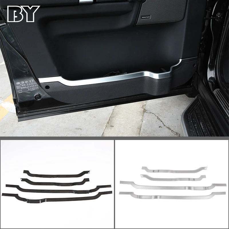 

4 Pcs Car Inner Door Panel Decorate Trim For Land Rover Discovery 4 LR4 2010-2016 Auto Accessories