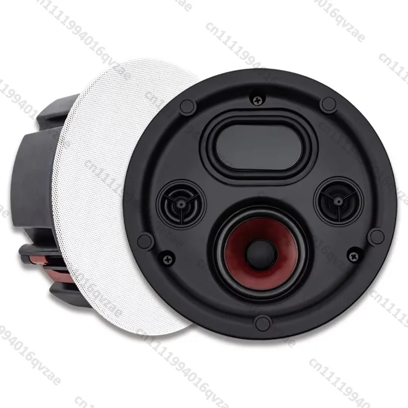 L10 Dual Tweeter and A Woofer Home Audio Bathroom Ceiling Waterproof Active Bluetooth Speaker