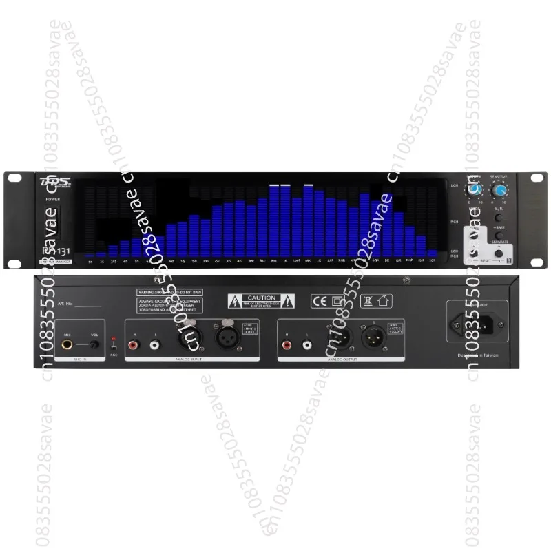 

PP-131 Rack-Mounted 2U Display Equalizer Audio Level Amplifier Spectrum Analyzer Led Stage Power Supply