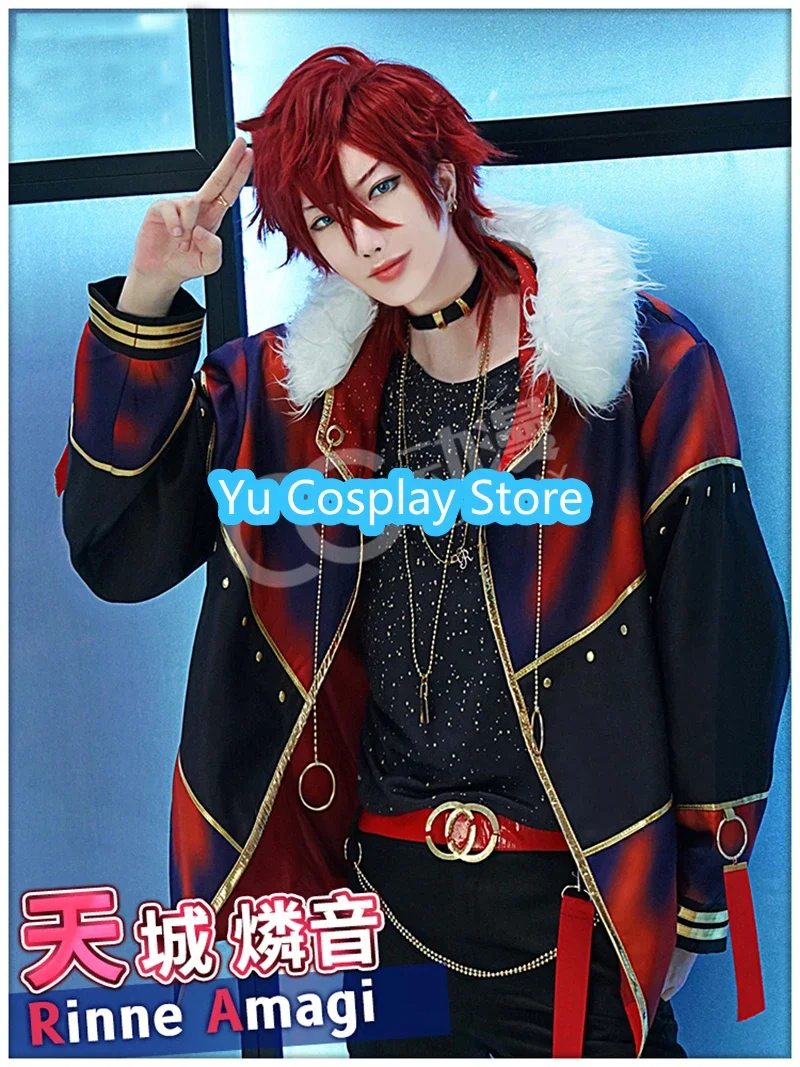 Amagi Rinne Cosplay Costume Game Ensemble Stars Crazy:B Cosplay Suit Coat Shirt Pants Halloween Party Uniforms Custom Made