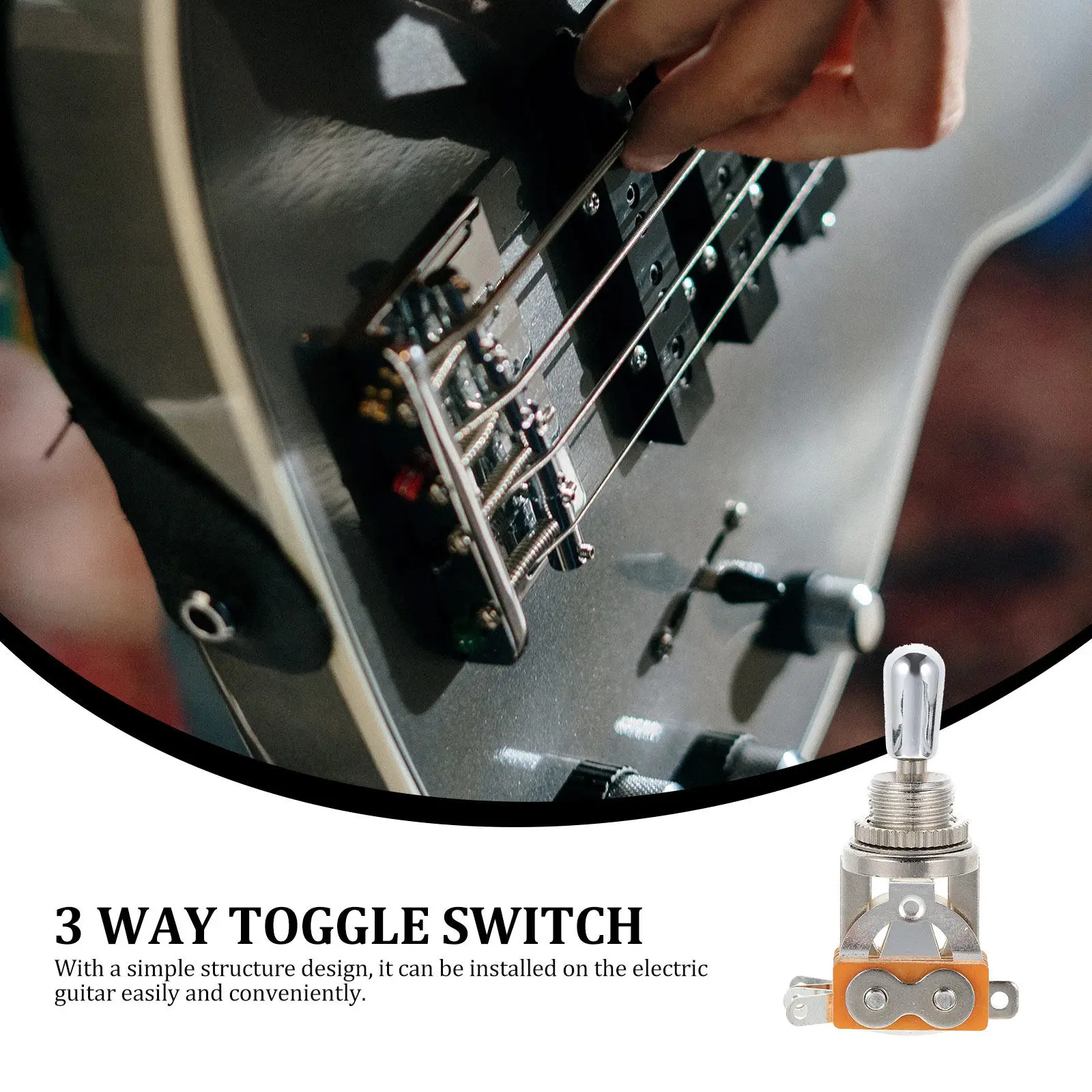 Guitar Parts Toggle Accessory Electric Accessories Pickup Selector Switch Metal - view 3