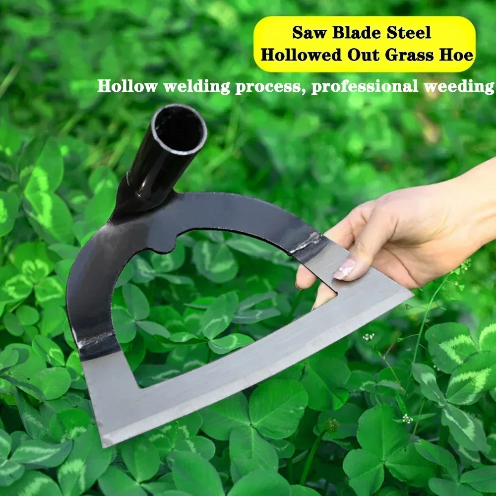 Garden Vegetable Planting Steel Loosening Hoe Tool Soil Tools Hardened Rake Handheld Hoe Farm Hollow Weeding Weeding Agriculture