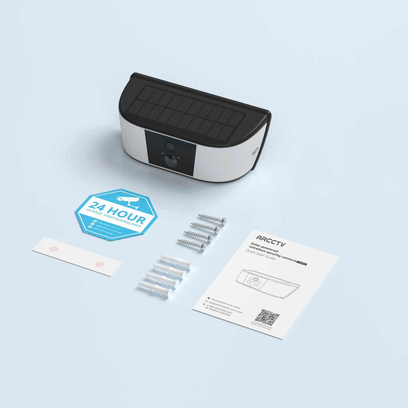 ARCCTV 2K Solar WLAN-Kamera Sicherheits-Außenkamera Drahtlose Flutlichtkamera mit Personenerkennung Alarm Überwachung HD Zwei-Wege-Audio – Detail 15